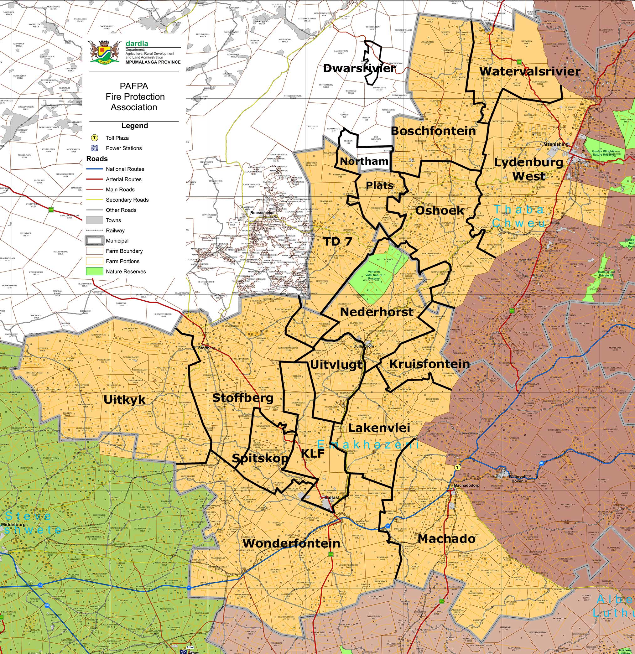 Pafpa Area Map